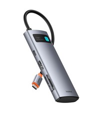 Baseus Hub USB C 7 in 1 Adattatore con HDMI 4K@60Hz PD 100W 3 USB A 3.0 5Gbps