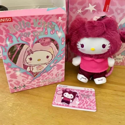 Miniso Hello Kitty Pop Star Series Plush Confirmed Blind Box