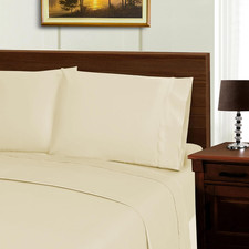 Luxury 1000 Thread Count Cooling Lyocell Sheet Set, Full, Ivory