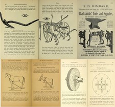 110 Old Books on Blacksmith Blacksmithing Hor...