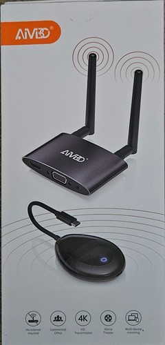 AIMIBO Wireless HDMI Transmitter and Receiver [Q3 TX - G48 RX] - NEW ...