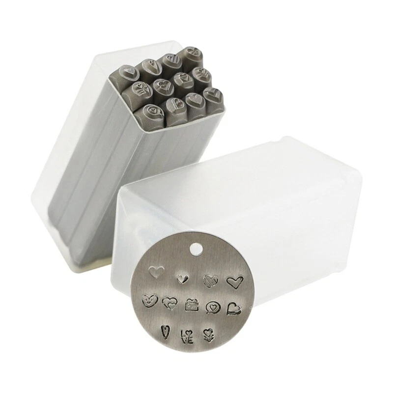 Steel stamps deals jewelry stamping press