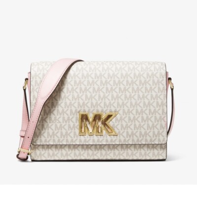 Michael Kors Mimi Medium Logo Messenger Bag Crossbody