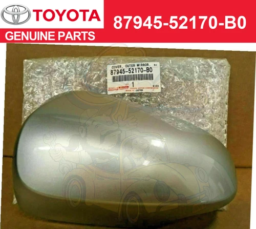 Toyota Genuine New AQUA Prius "C" 12-18 Left Side Mirror Cover Silver