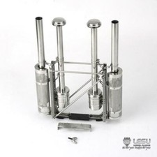 LESU 1/14 RC Metal Air Filter Exhaust Pipe Tractor Truck
