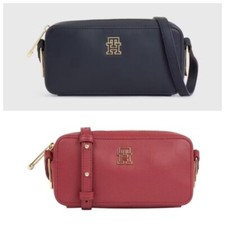 Tommy Hilfiger Monogram Plague Crossbody Camera Bag Navy Blue / Red