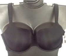 NWT Catherines Smooth Balconette Plus Bra Memory Foam Pad Underwire BLACK 311832