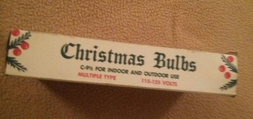 Vintage Lot Of 5 Westinghouse C-9.5 Christmas Light Bulbs Boxed - Picture 3 of 4
