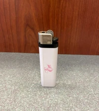 Vintage Eve Cigarettes Disposable Plastic Lighter NON WORKING Logo Pink White
