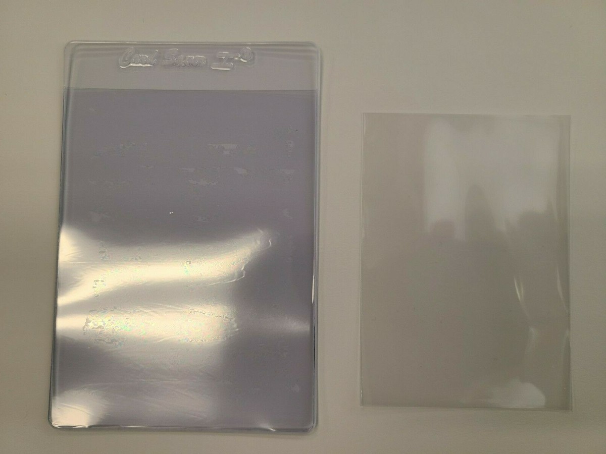 One (1) New Cardboard Gold CARD SAVER 1 + Penny Sleeve for PSA BGS SGC  Grading