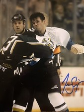Todd SIMPSON Signed 8x10 Photo! Anaheim DUCKS! NHL VETERAN ! W/COA
