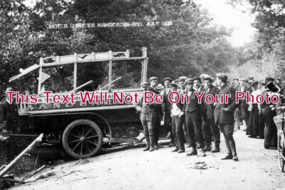 #ad SX 5199 Wrecked Vanguard Motor Bus Handcross Hill Sussex 1906 GBP 3.95