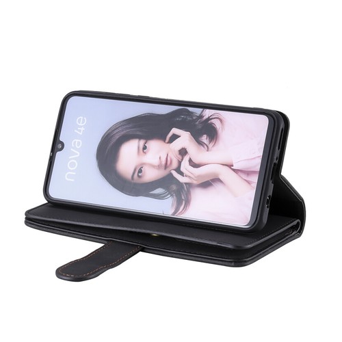 Zip Leather Wallet Case Multi Card Flip Cover for Huawei P40/P30/P20 Lite Pro - Picture 19 of 37