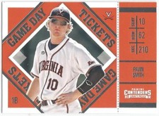 Pavin Smith Arizona 2017 Panini Contenders Draft Picks Game Day Tickets