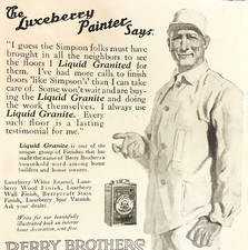Berry Brother’s Paint and Varish Vintage Magazine Ad 1919 Ephemera 9 x 6