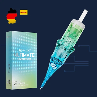 DRAGONHAWK WJX WJX Ultimate Tattoo Nadeln Cartridge RL 3-14 0,25/0,3/0,35 mm Steril Round Liner