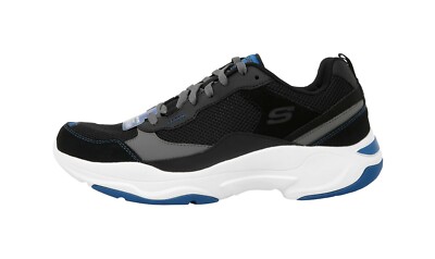Memory Foam Shoes 51959/BKBL - Black 