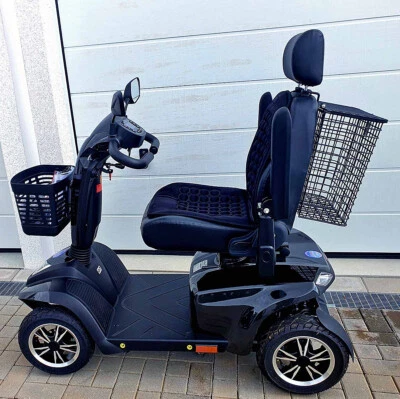 MARKENLOS Heckkorb für Montage über die Kopfstütze Elektromobil Seniorenmobil Scooter