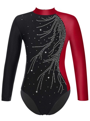 Girls Ballet Dance Outfits Gym Unitard Leotard with Shorts Athletic Dancewear - Picture 42 of 86