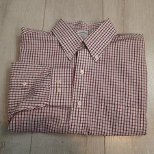 Brooks Brothers Mens Sz 16 4/5 Regent The Original Polo Shirt Non-Iron Cotton