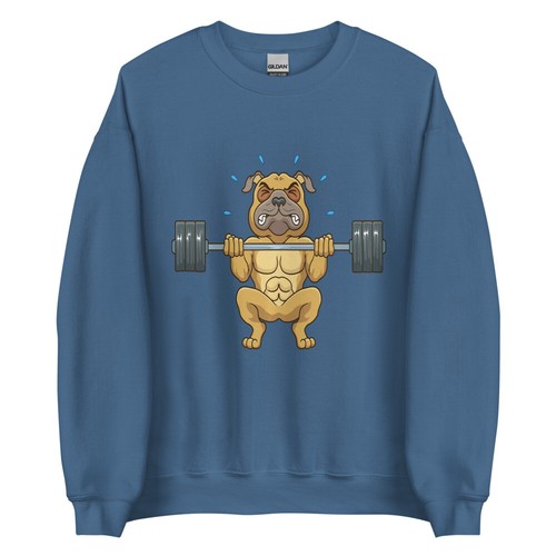 Levantamiento de pesas Pitbull Amantes de mascotas Divertido Lindo Dogdad Dogmom Regalo Sudadera - Imagen 7 de 8