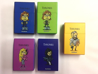 NEW GAME OF THRONES CIGARETTE CASE PLASTIC SPRING POP UP LID TYRION  DAENERYS
