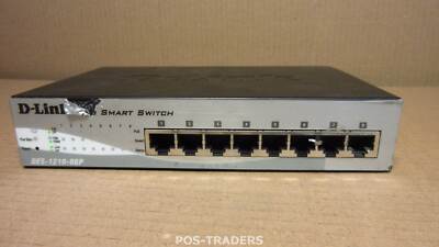 D-Link DES-1210-08P Desktop Switch 8 Port Gigabit with 4 Port PoE - DAMAGED 