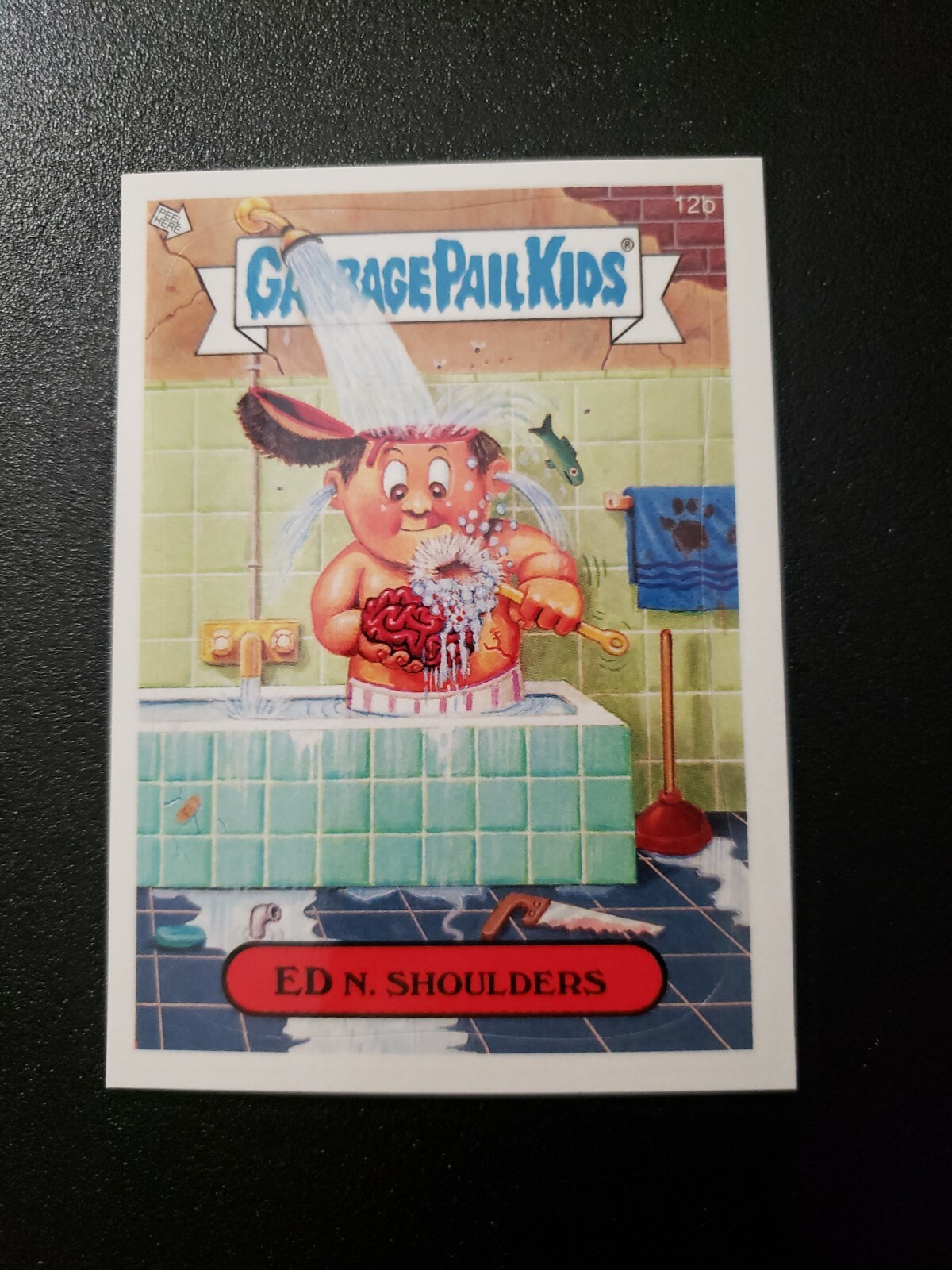 2005 Topps Garbage Pail Kids #12b Ed N Shoulders front