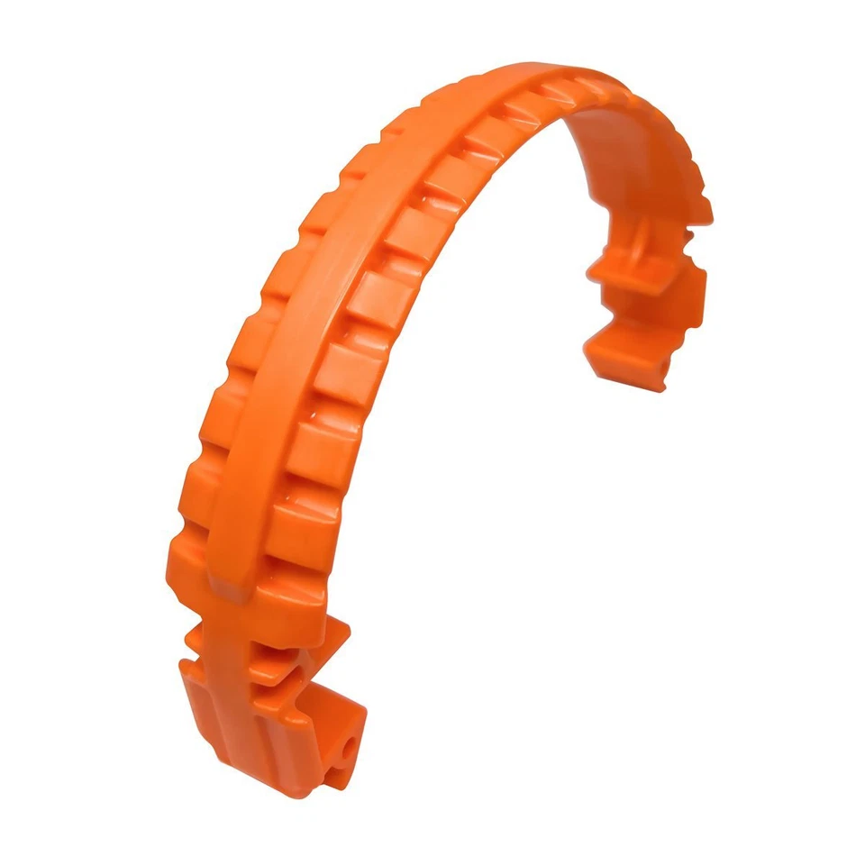 PT COUPLING Cam Arm Safety Lock for 4" Cam and Groove Fittings, Orange Poly, 40SBL