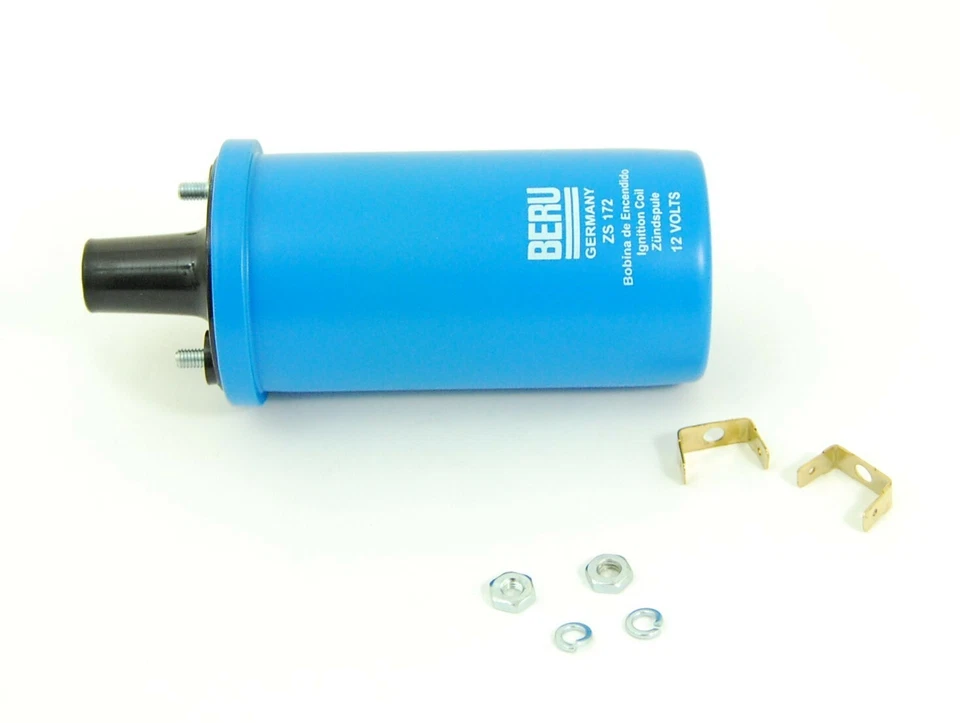 Bobina de encendido Beru para Volkswagen Type1 Type2 Type3 Ghia Thing 12 voltios azul Foto 4 de 4