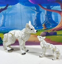 2pcs 3d Printed Wolf, Mother  Child Articulated Wolf Toy, Fidget ADHD Toy