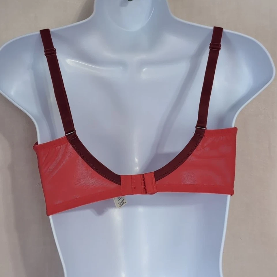 Sujetador Balconette Pretty Polly Rosa Delicado Encaje Sin Forro Con Aros Talla 65J Foto 3 de 4