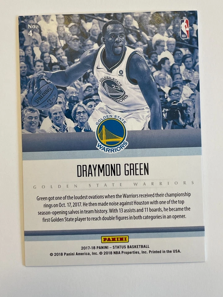 2017-78 Status Draymond Green Status Symbols Pink Parallel SSP #131/299 - Image 2 of 2