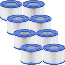 Image of 8x For Lazy Lay-Z-Spa pool Filters 58323 VI Cartridge Hot Tub Spa Swimming pool