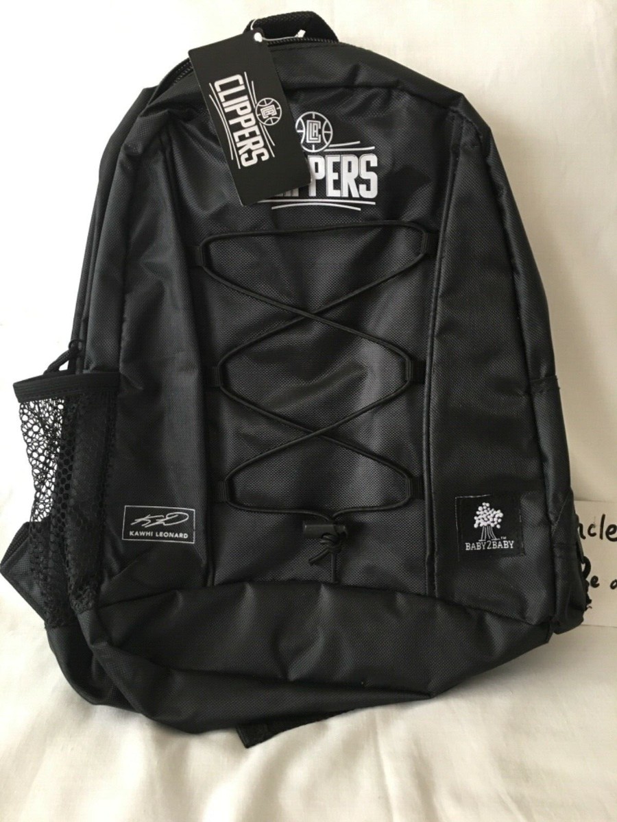 ? Los Angeles Clippers Black Backpack Kawhi Leonard NBA NEW LA Clippers Black Backpack Kawhi Leonard / Size: 13  main image 2