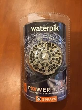 Waterpik XAS-613E PowerPulse+ Chrome 6-Setting Wallmount Shower Head Massage