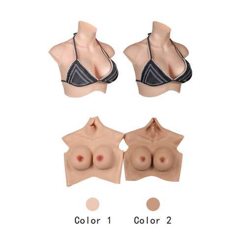 Oversize Silicone Breast Forms Oil Free Boobs Large Frame Crossdresser Cosplay - Picture 15 of 22