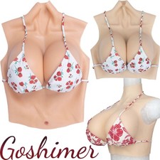 B-H Cup Realistic Breast Forms Silicone Fake Boobs For Crossdresser Drag Queen