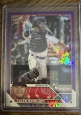 2023 Topps Update Series - Caleb Hamilton #US160 Purple Foil /799 (RC)