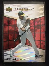 2007 Upper Deck Spectrum Season Retrospectrum Red 19/99 Frank Thomas #SR-FT HOF