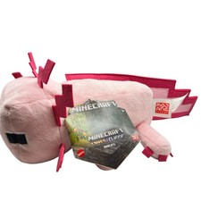 Minecraft Axolotl Plush Mojang Mattel 9 Stuffed Animal Caves and Cliffs NEW
