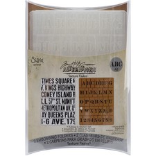 Sizzix Tim Holtz Texture Fades Alterations Collection Embossing Folders Subwa...
