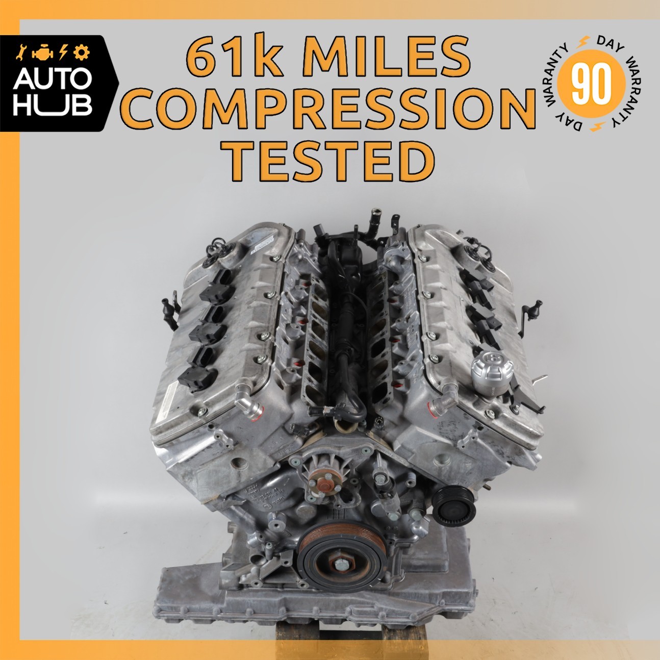 03-13 Bentley Continental GT Flying Spur 6.0L W12 Engine Motor Assembly OEM 61k