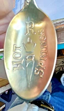 HOT SPRINGS Arkansas Souvenir Spoon – Mermod & Jaccard – Gilt Bowl 28 Grams