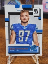 Aiden Hutchinson 2022 Panini Donruss CANVAS RATED ROOKIE Parallel Detroit Lions