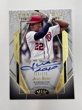 2022 Topps Tier One Talent Autographs Juan Soto #TITA-JSO #022/175 Jersey #