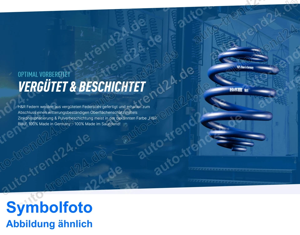 H&R Tieferlegungsfedern 35mm u.a.: Mercedes-Benz V-Klasse W447, Bj. 2014-2025 - Bild 3 von 4