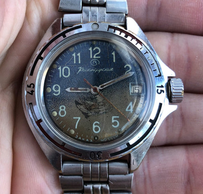 Watch Vostok Komandirskie Wostok USSR Russia SSSR SU Soviet Vintage