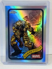 2025 Topps Chrome Marvel Sabretooth Refractor 92
