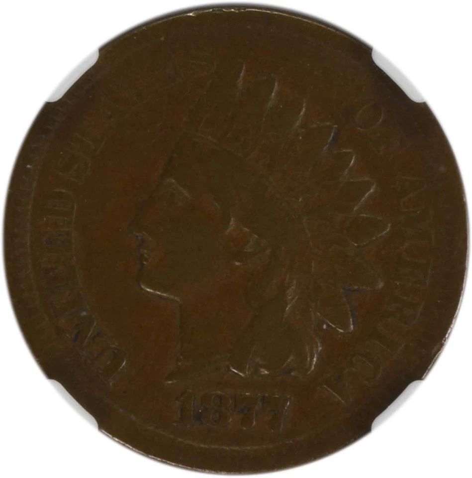 1877 Indian Cent VF30BN NGC - Image 3 of 4